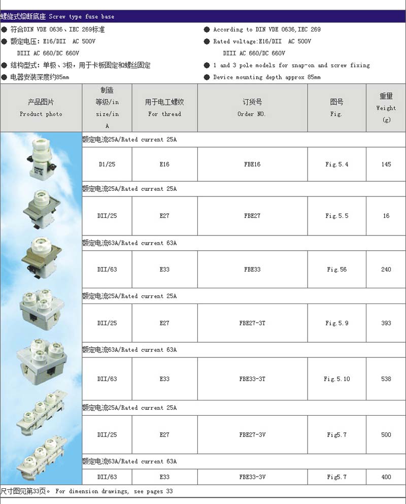 Screw Type Fuse 5